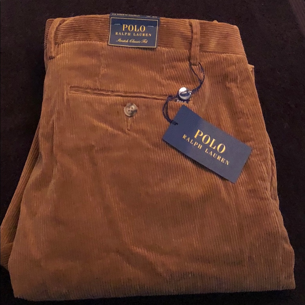 NWT $99 Polo Ralph Lauren Stretch Corduroy 36x32